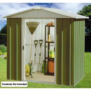 sheet metal storage shed|metal sheds at screwfix.